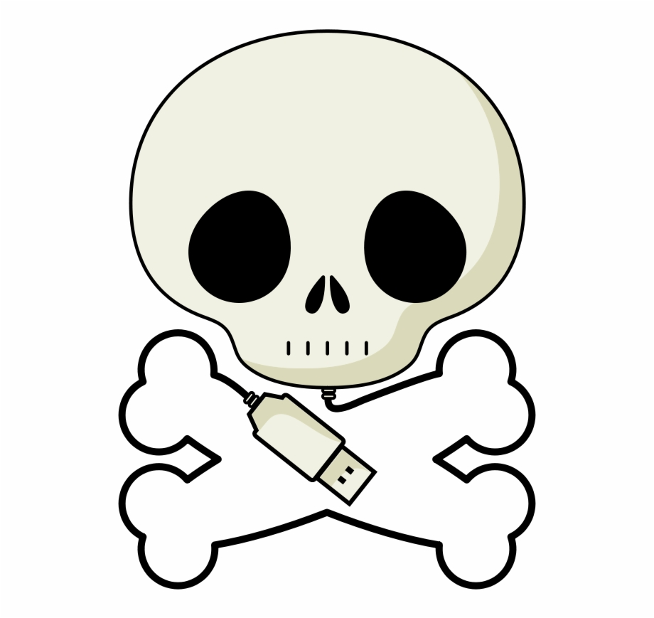 Pirate Skull Png Dangers Sign Cartoon