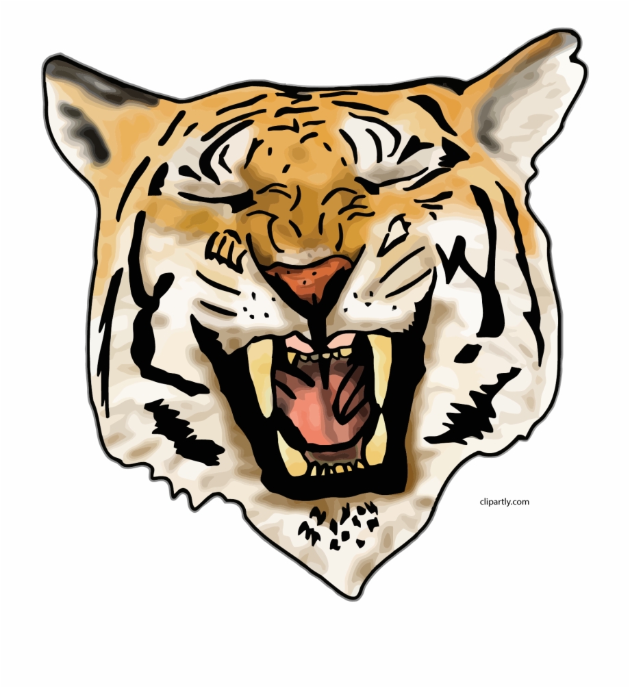 Laugh Tiger Face Clipart Png 