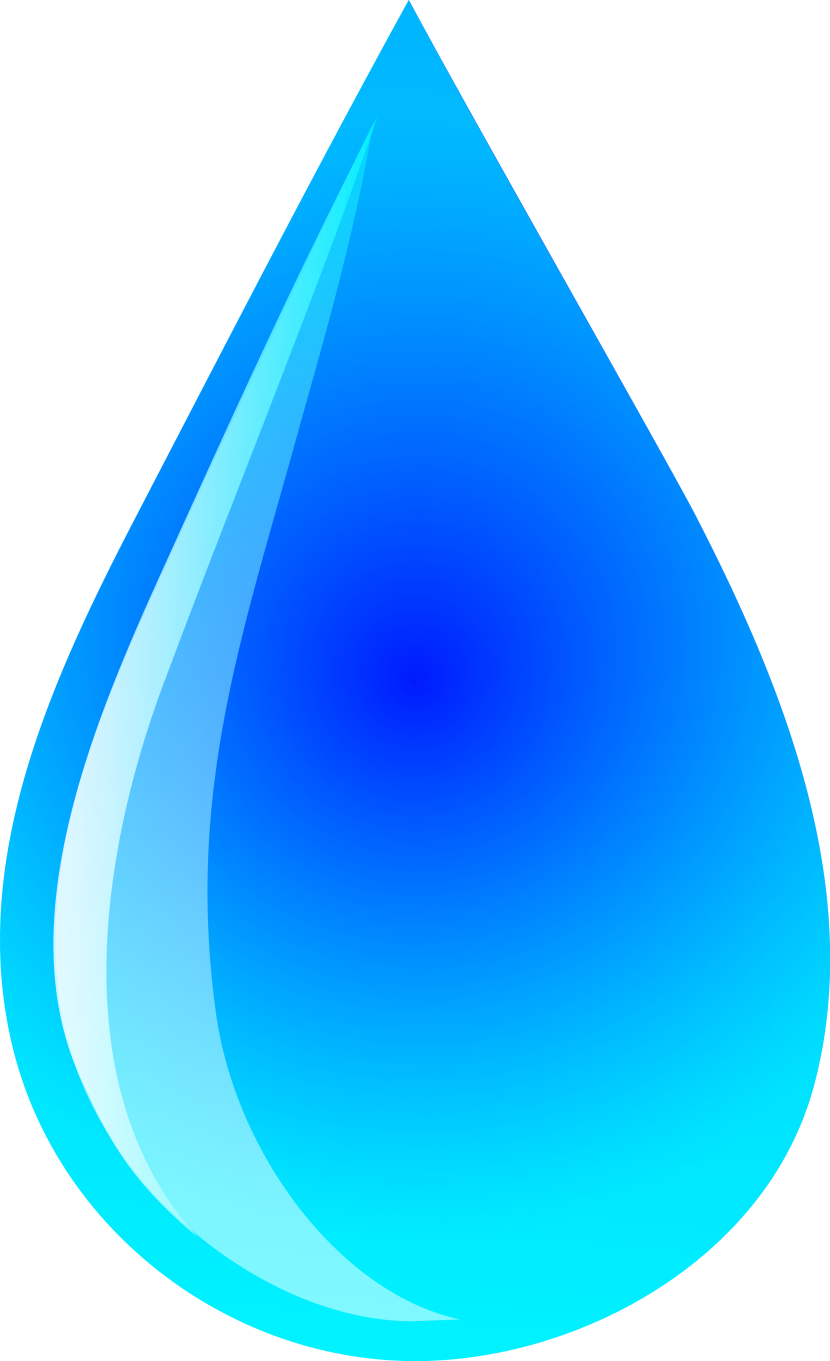 transparent background water drop clipart
