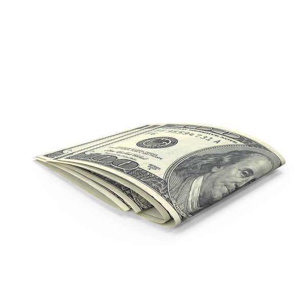 folded dollar bill png
