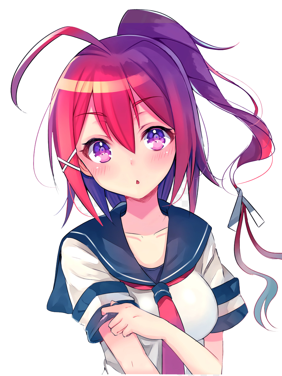 Anime Girl Pink Hair Png | DAVIDCHIROT