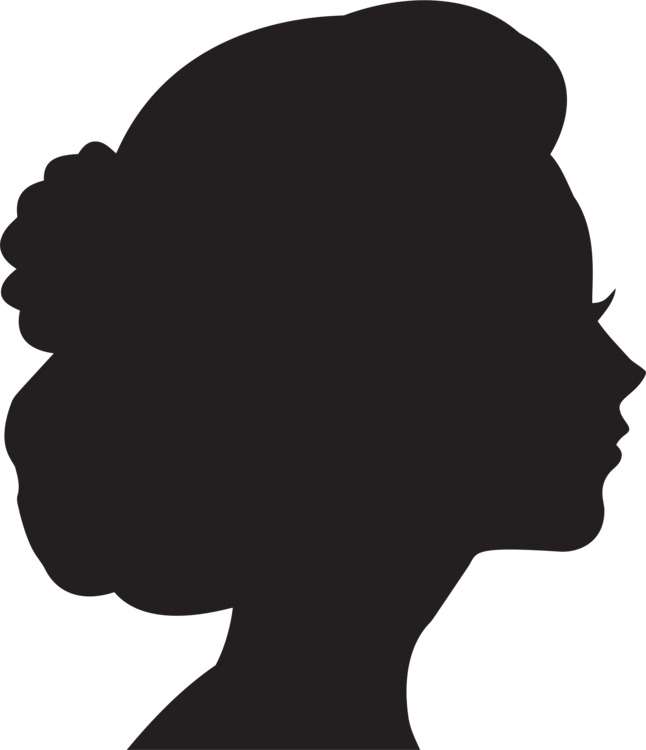 Female Head Profile Silhouette By Merio Silhouette Pa 9102