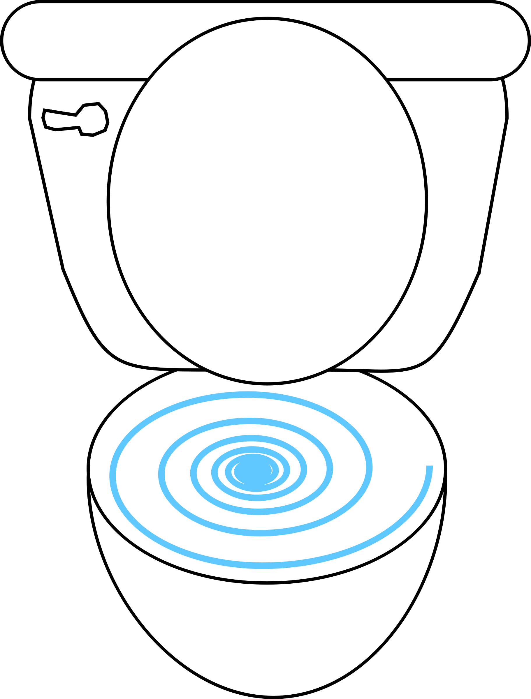 This Free Icons Png Design Of Swirly Toilet