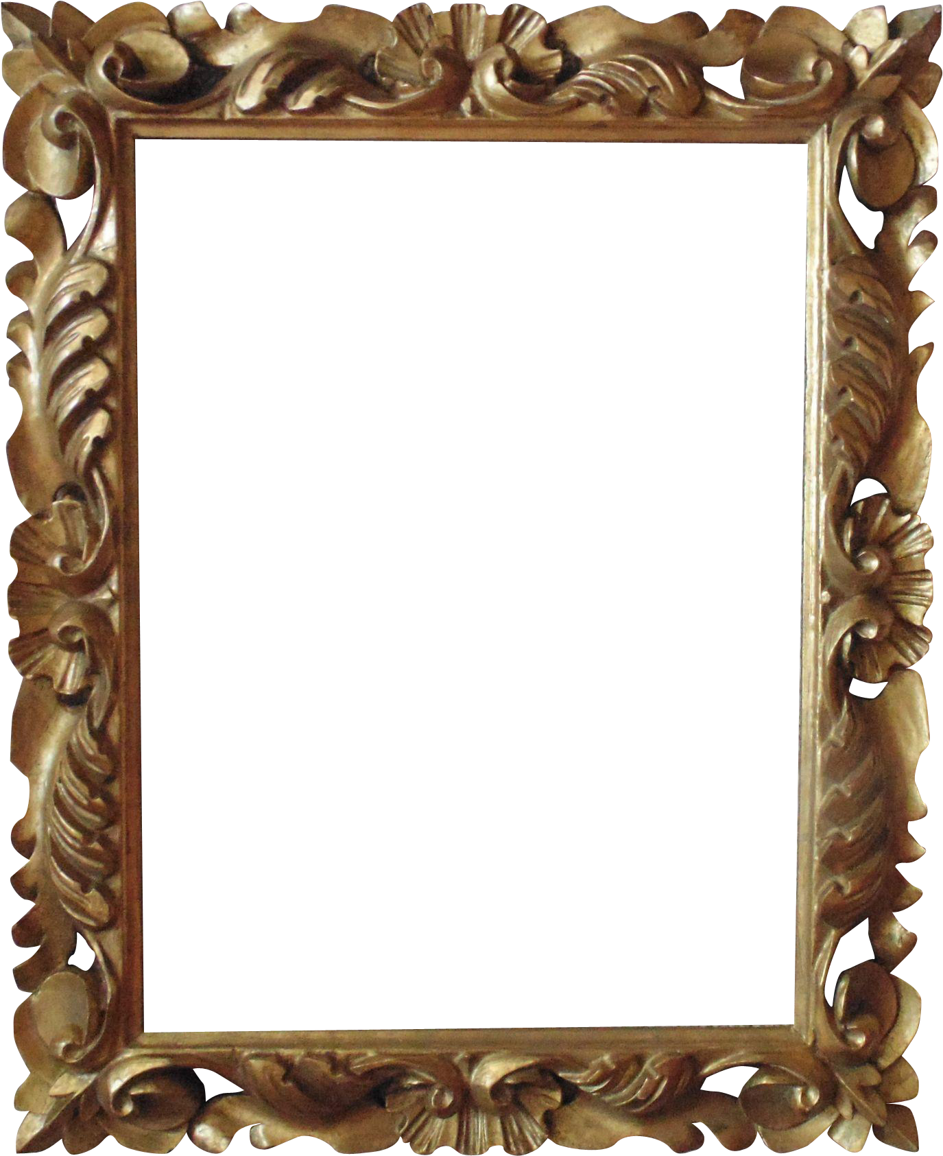 Golden Mirror Frame Png Picture Ornate Wood Frame