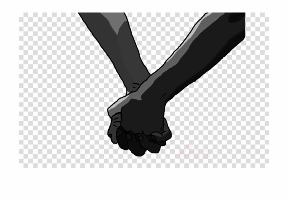 Couple Holding Hands Clipart Finger Black And White
