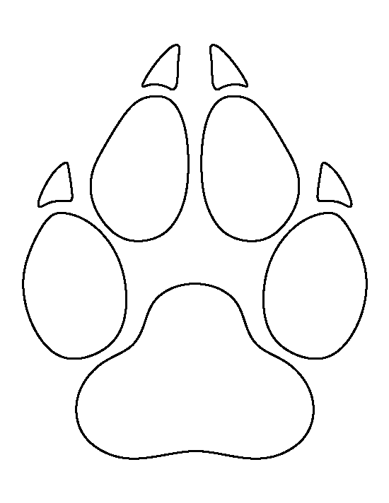 Wolf Paw Print Png
