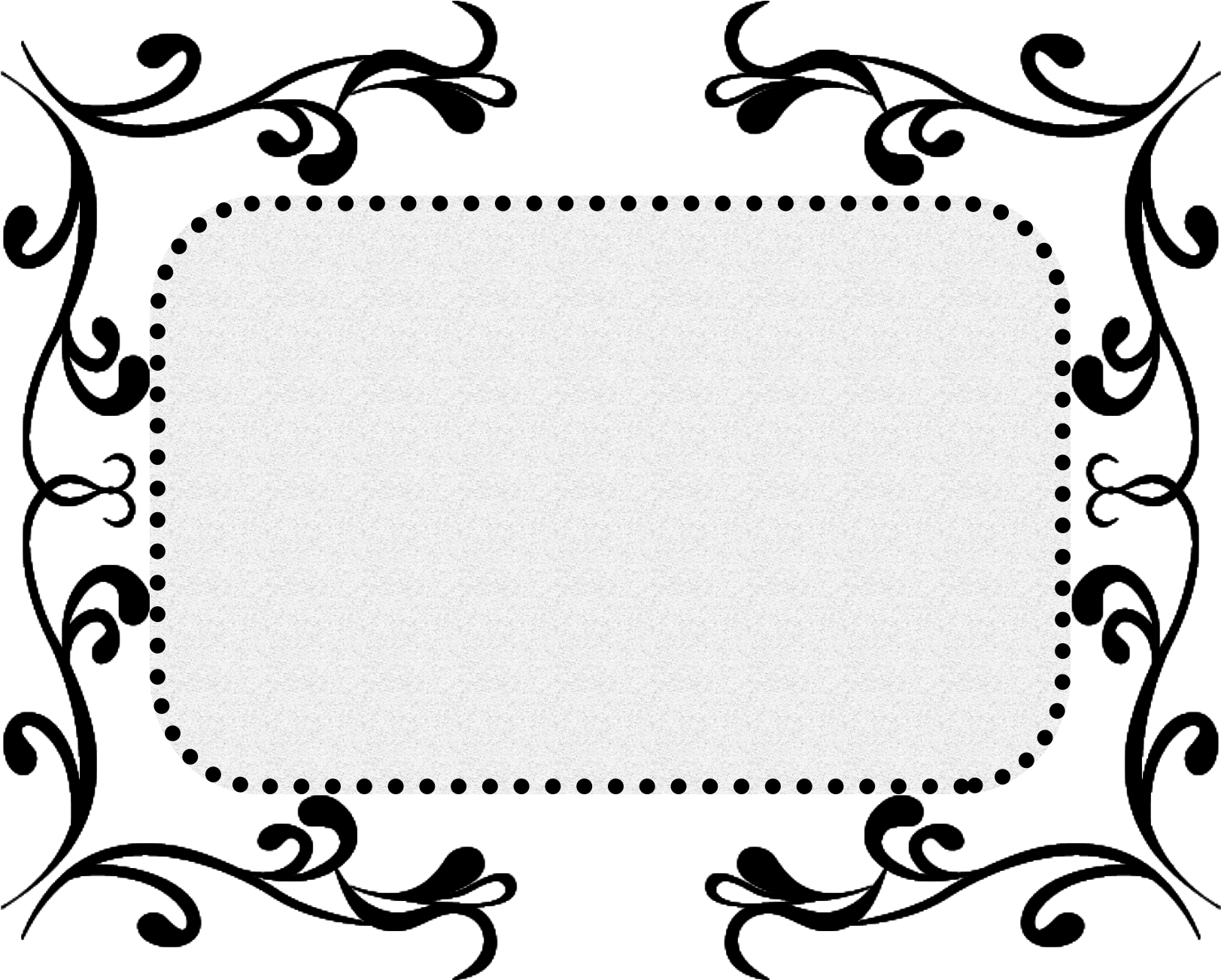 Black Pattern Texture Border Decorative Png And Psd
