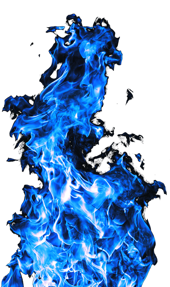 blue flames png transparent
