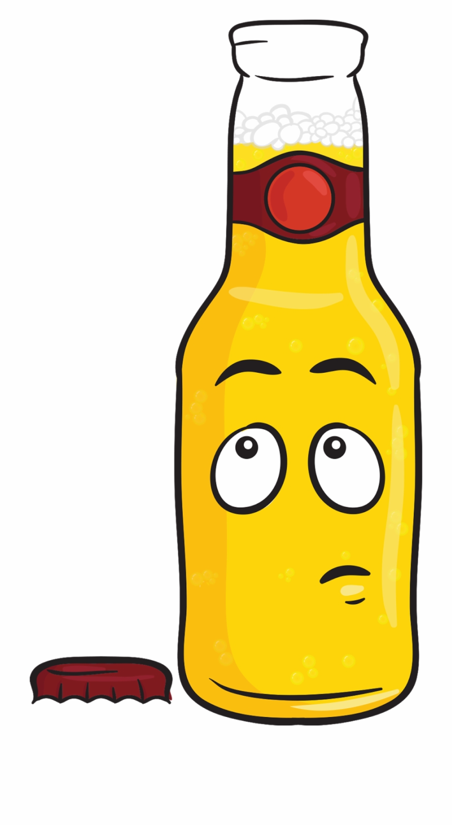 Friday November 16 Cartoon Beer Bottle Transparent - Clip Art Library