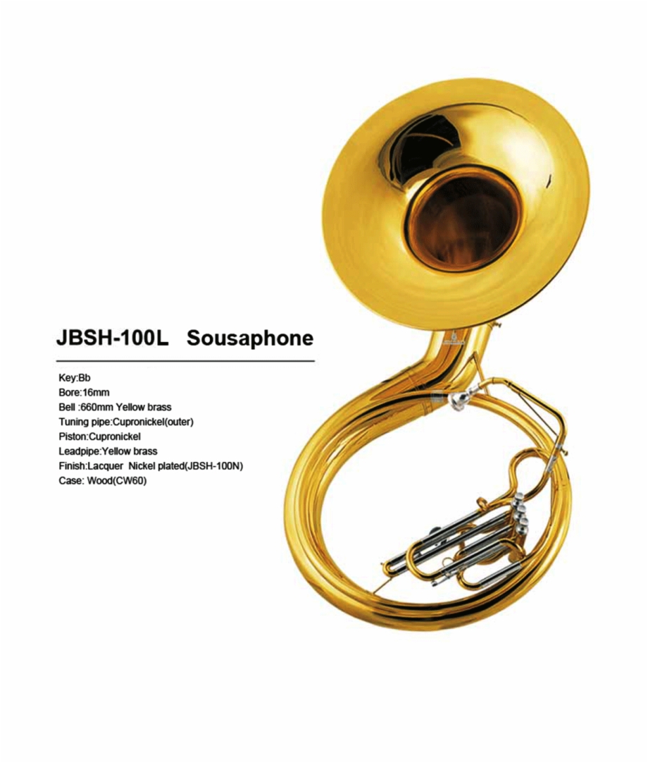 Jinbao Sh100l Sousaphone Instrumentos Musicales Tuba