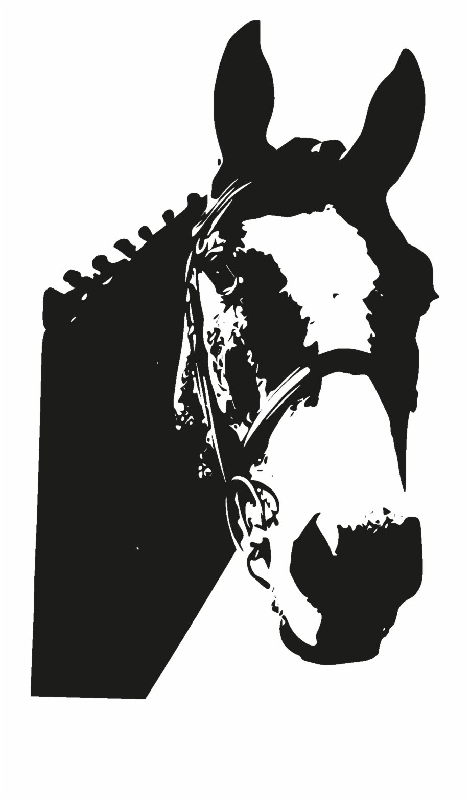 Horse Head Silhouette Png Illustration