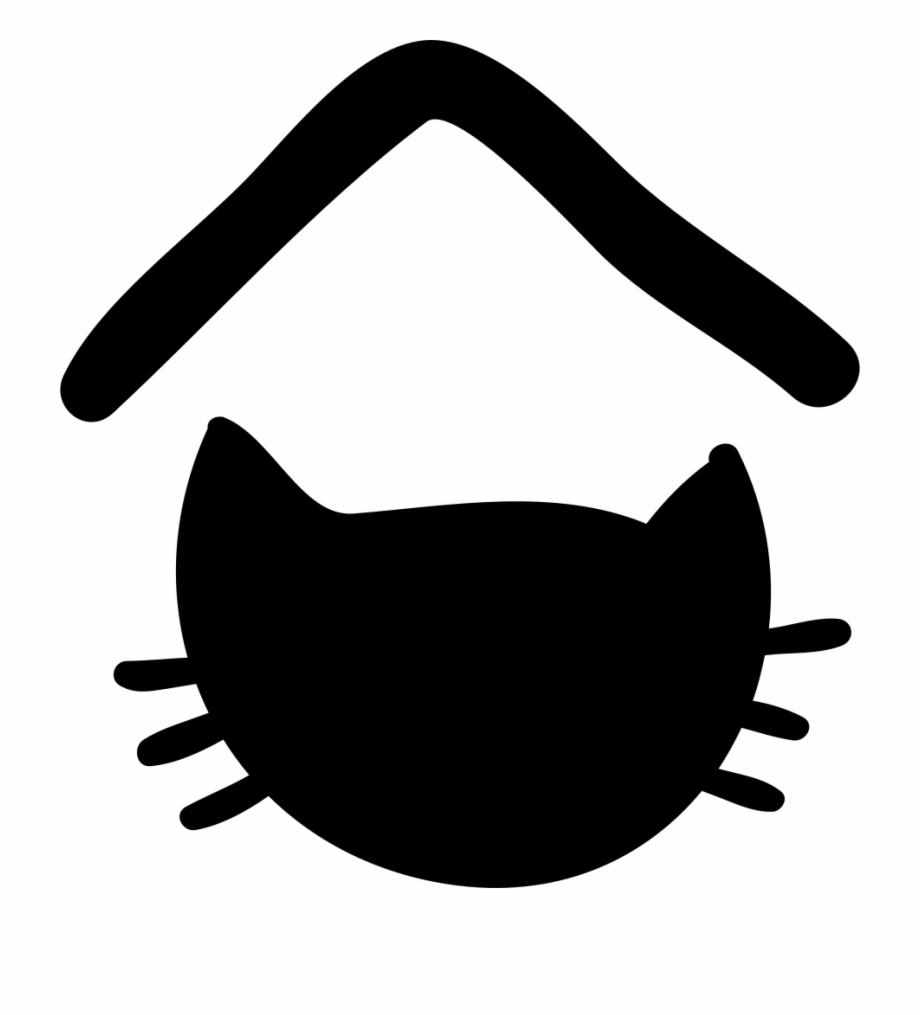 Pet Hotel Sign With Cat Head Silhouette Comments