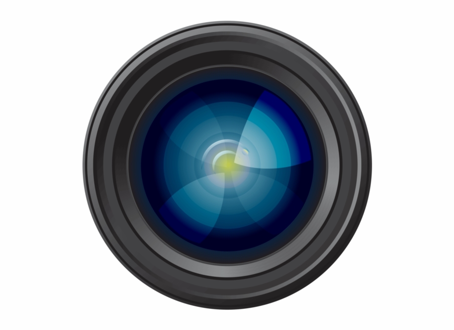 Camera Lens Vector Black And White