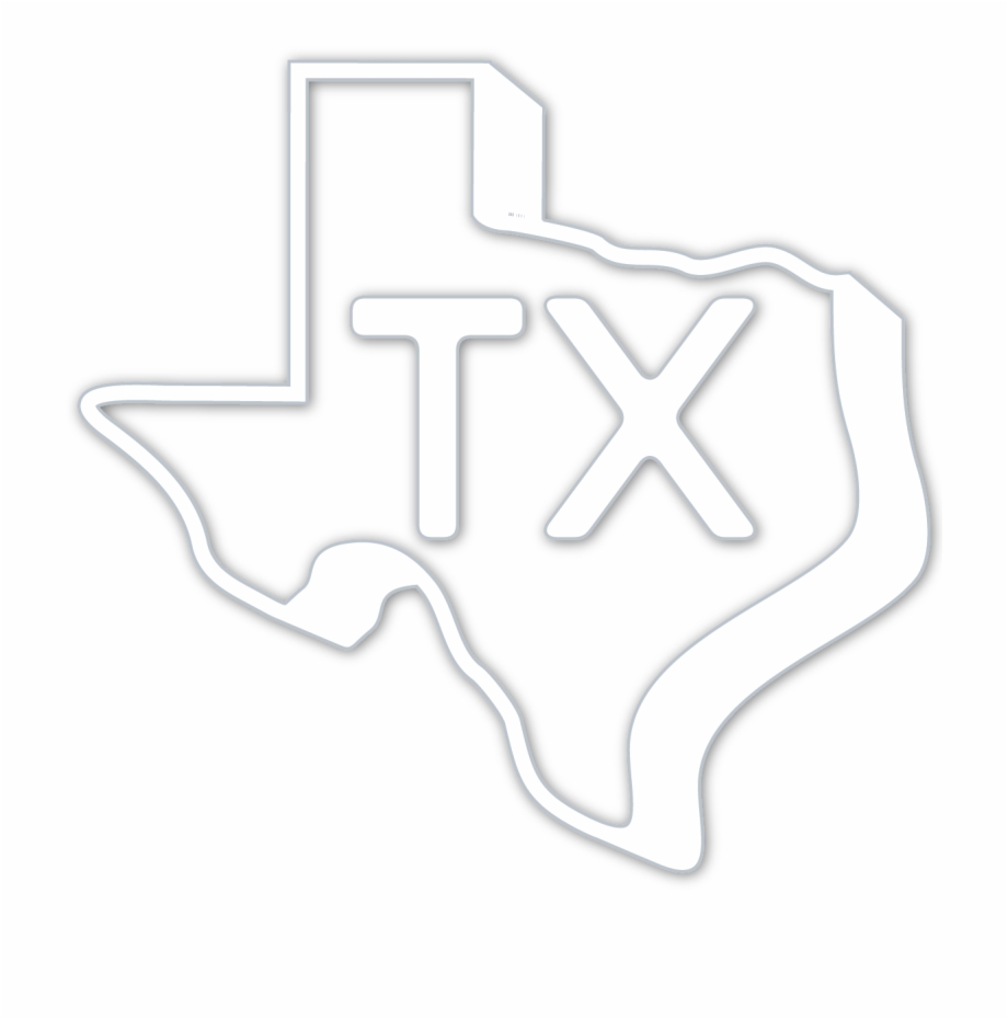 Texas White Outline Png Download Slope
