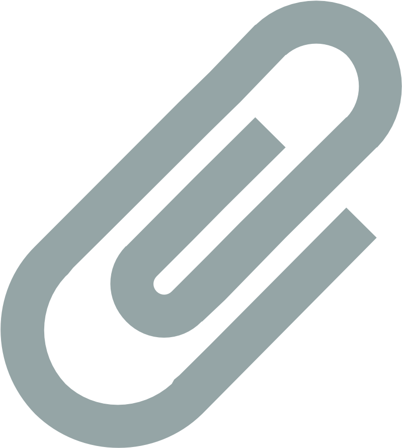 Paperclip Icon Attachment Flat Icon