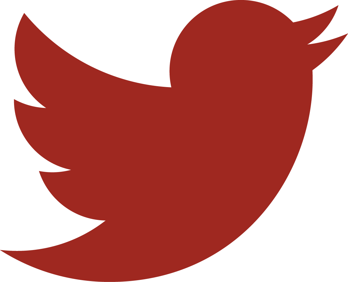 red twitter logo transparent
