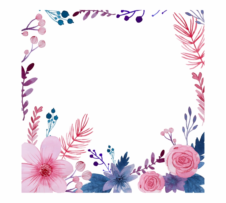 watercolor flower background free
