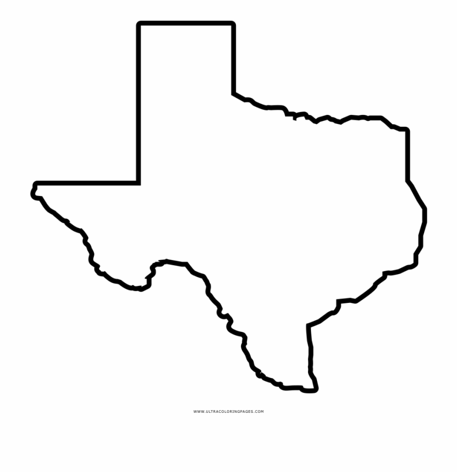 Texas Map Outline Png Transparent Texas Outline Png