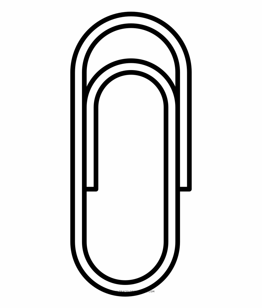 Paper Clip Coloring Page
