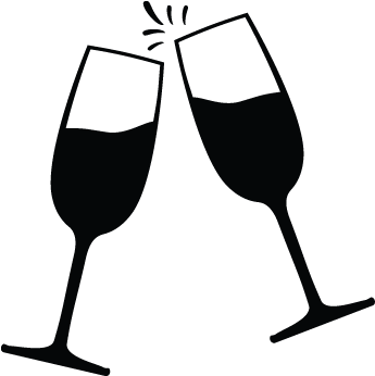 clipart champagne glasses png
