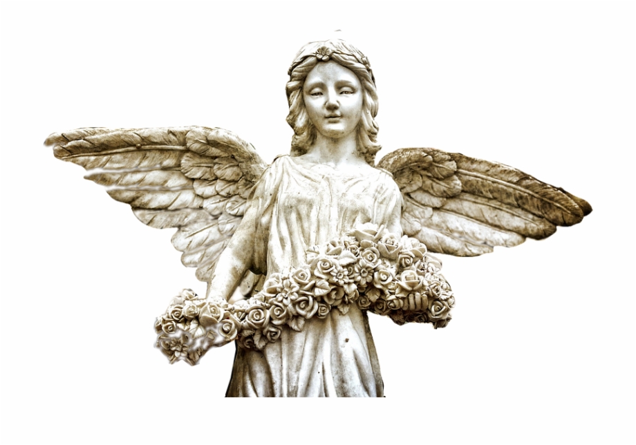 angel statue transparent

