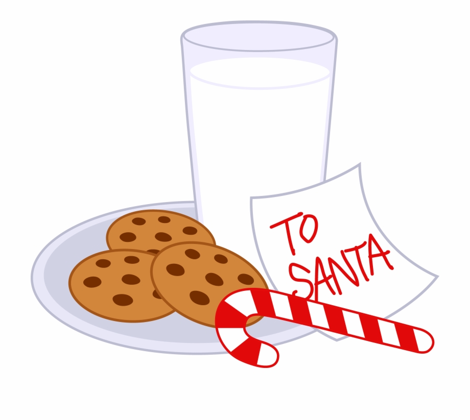 Cookie Clipart Glass Milk Christmas Cookies And Milk