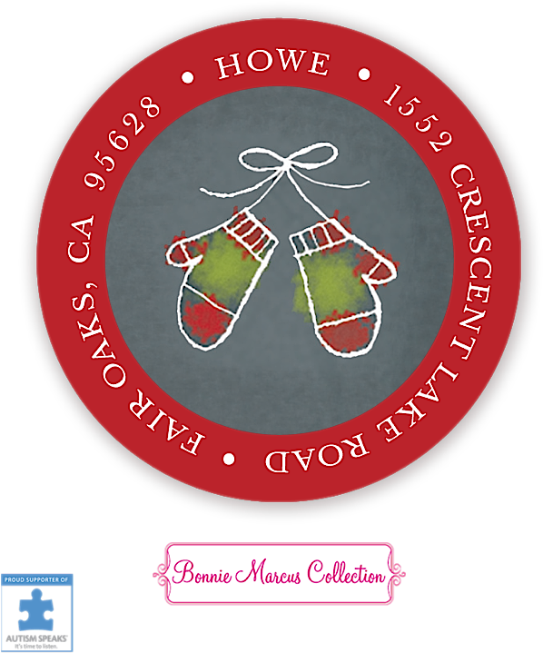 Home Seasonal Christmas Gift Tag Stickers And Autism