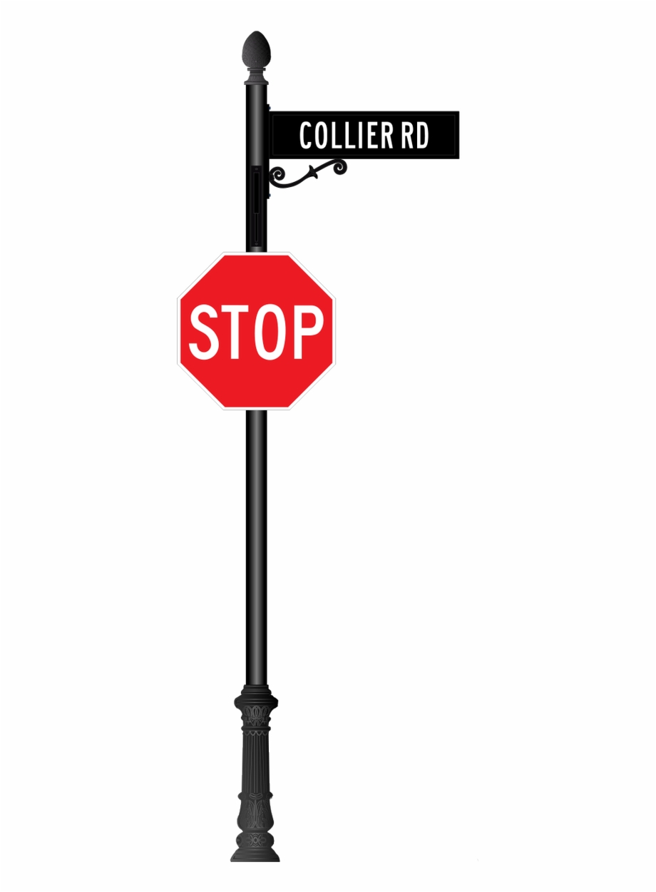 Aluminum Combination Stop Sign And Street Sign Stop