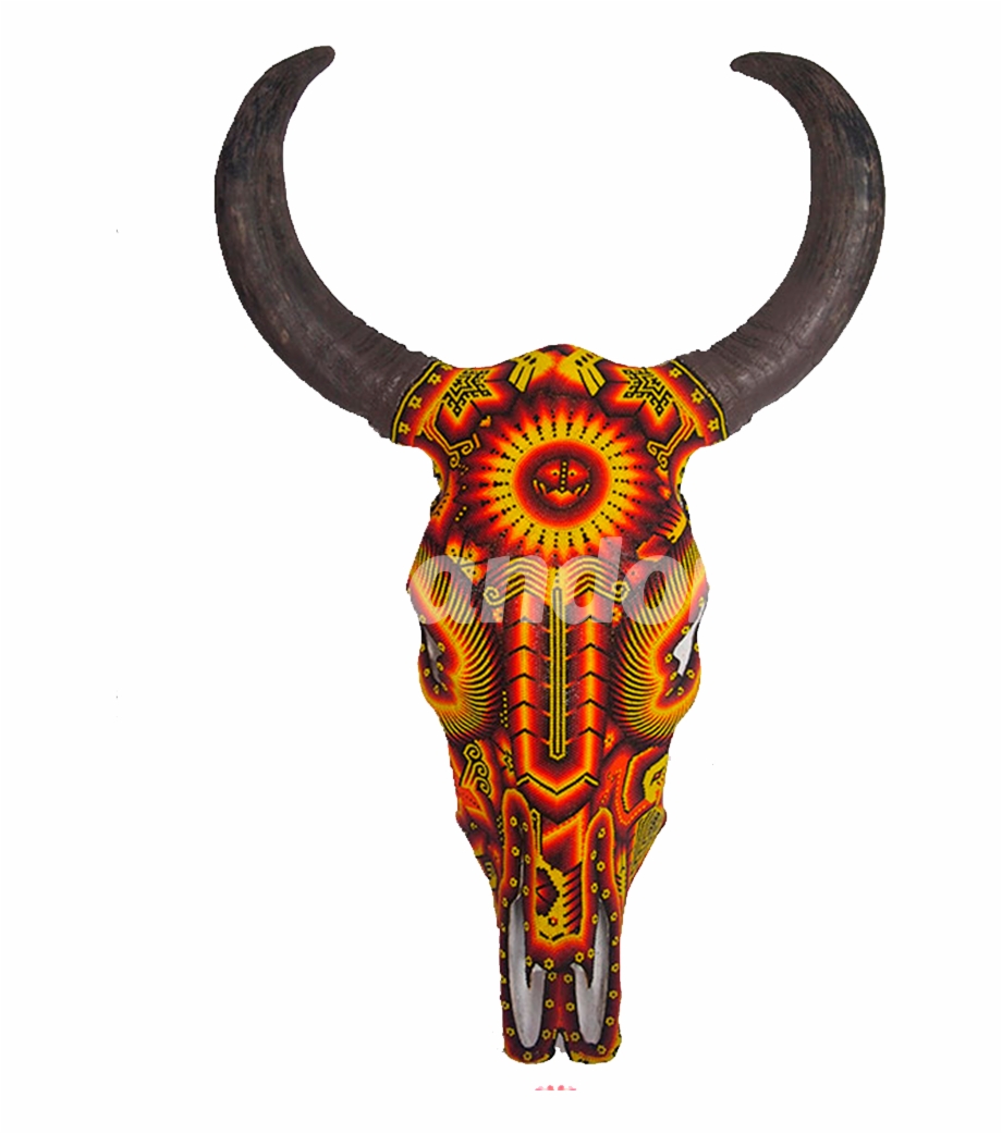 Huichol Bull Skull Bull