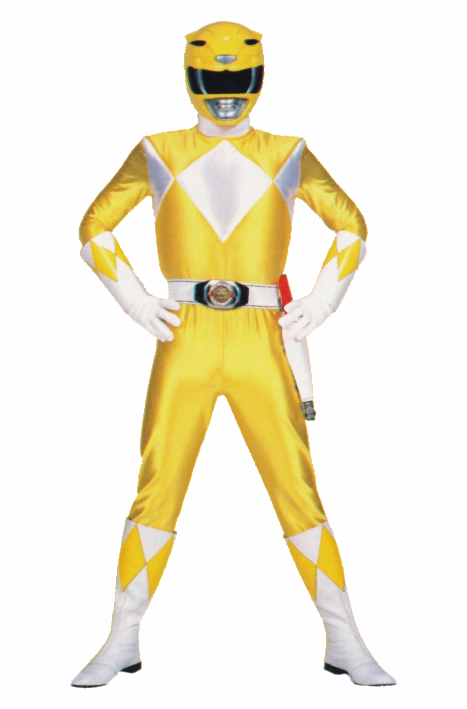 Power Rangers Transparent Background Yellow Ranger Mighty Morphin