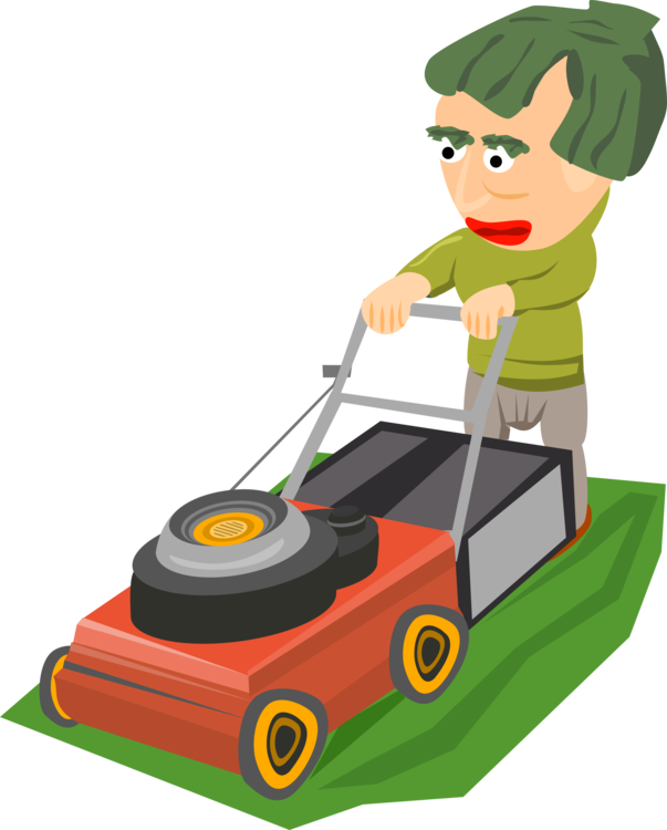 Lawnmower Clipart Grounds Maintenance Mow The Lawn Png