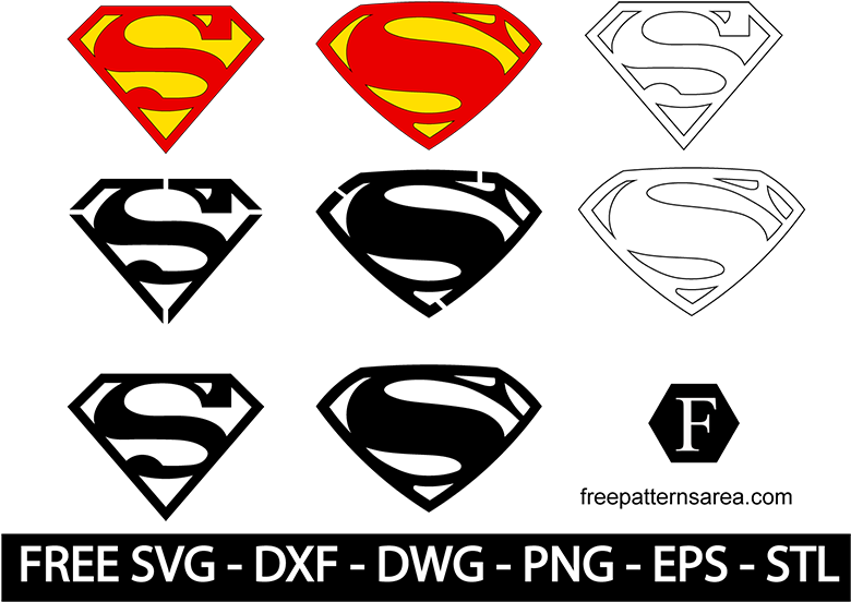 Superman Logo Clipart Dxf Superman Symbol Vector