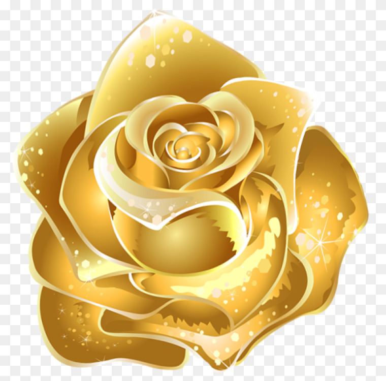 Gold Flower Png