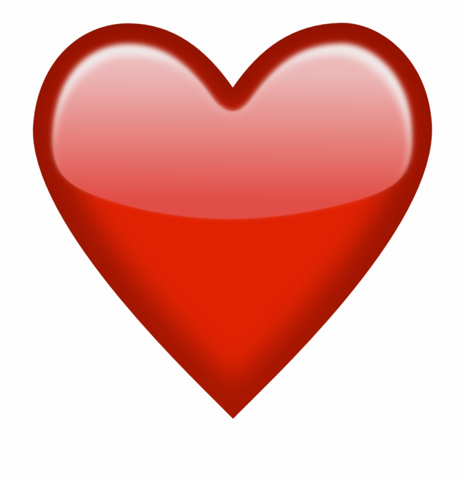 Emoji Emoticon Face Red Heart Emoji Png