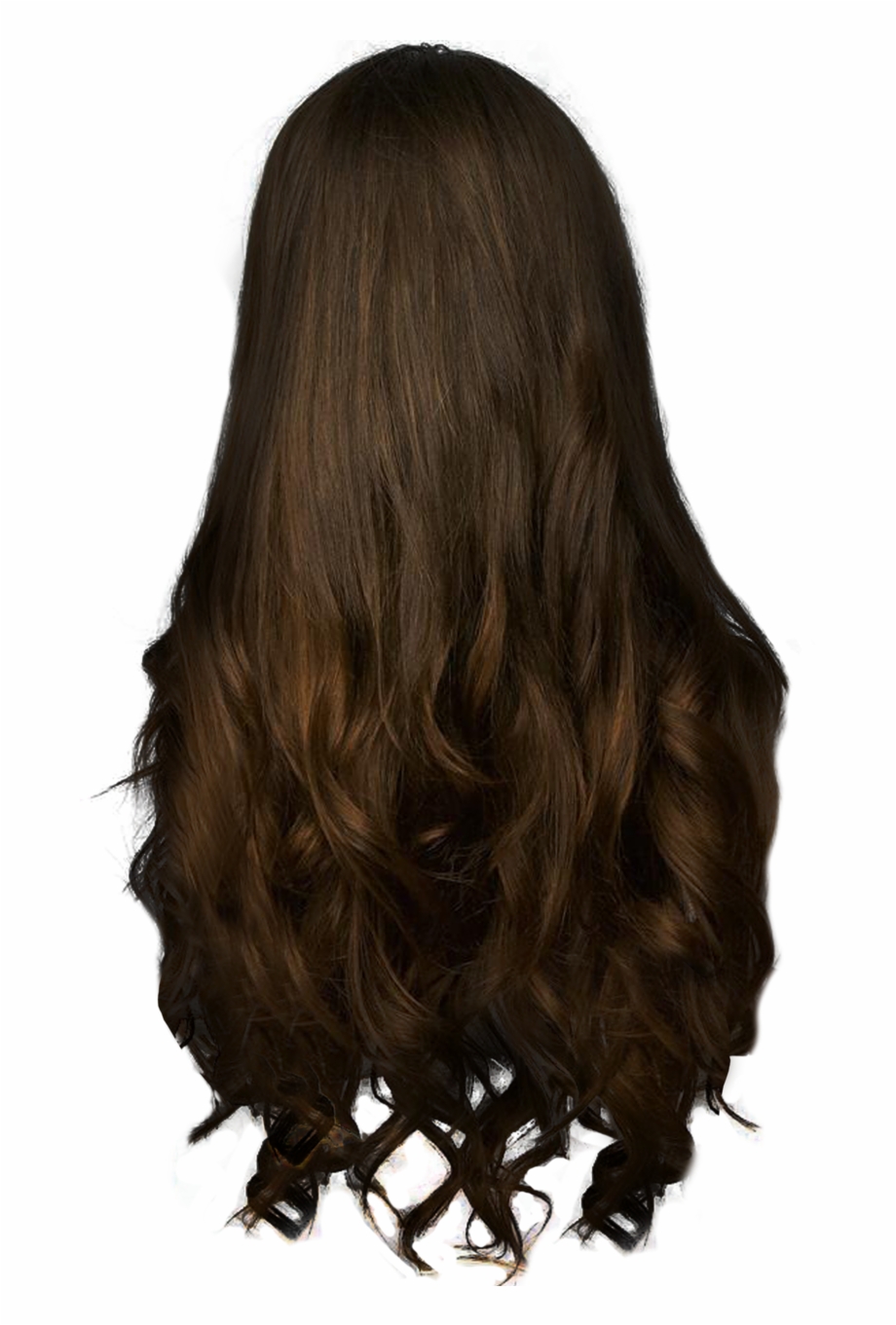 Wig Png Transparent Transparent Long Brown Hair Png - Clip Art Library