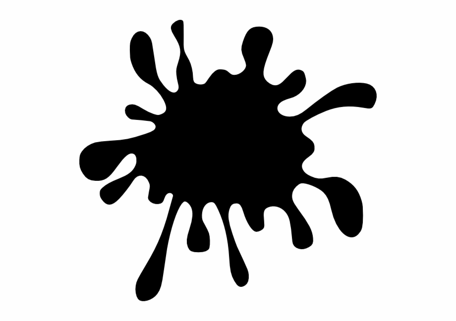 Black Splatter Clip Art Google Search Colors Black