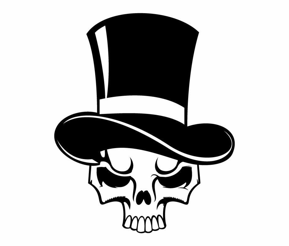 Tasmanian Devil Top Hat Skull Skull Top Hat