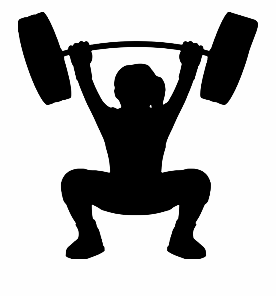 Silhouette Body Building Muscular Build Crouching Free Man