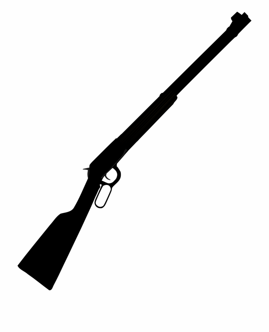 silhouette rifle clipart
