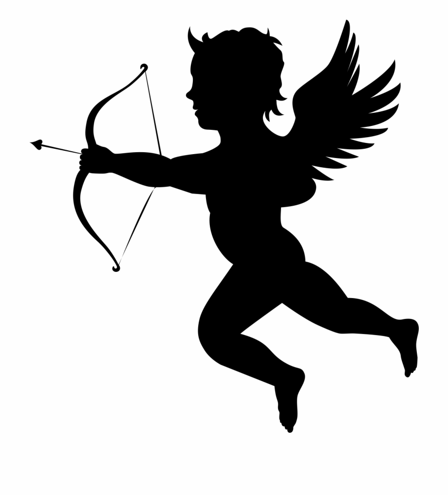 Download Angel Silhouette Png Transparent Image Cupid Png