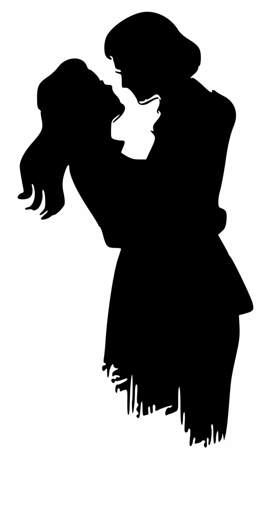 lovers silhouette
