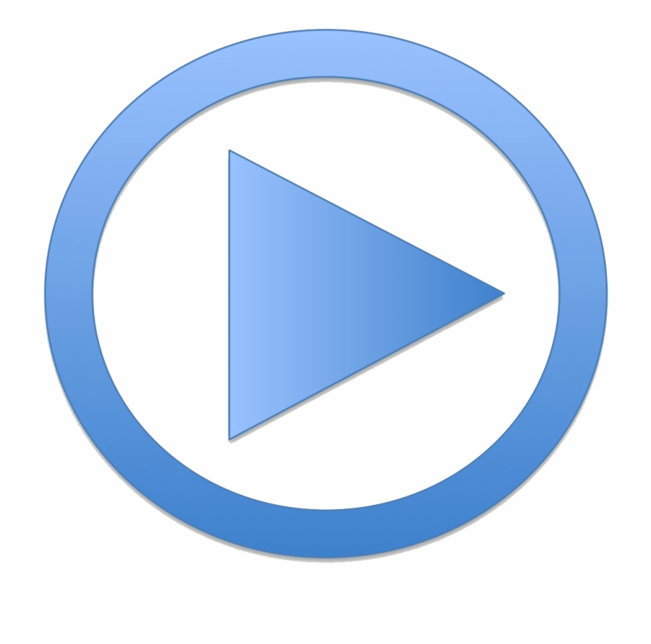 video play button blue
