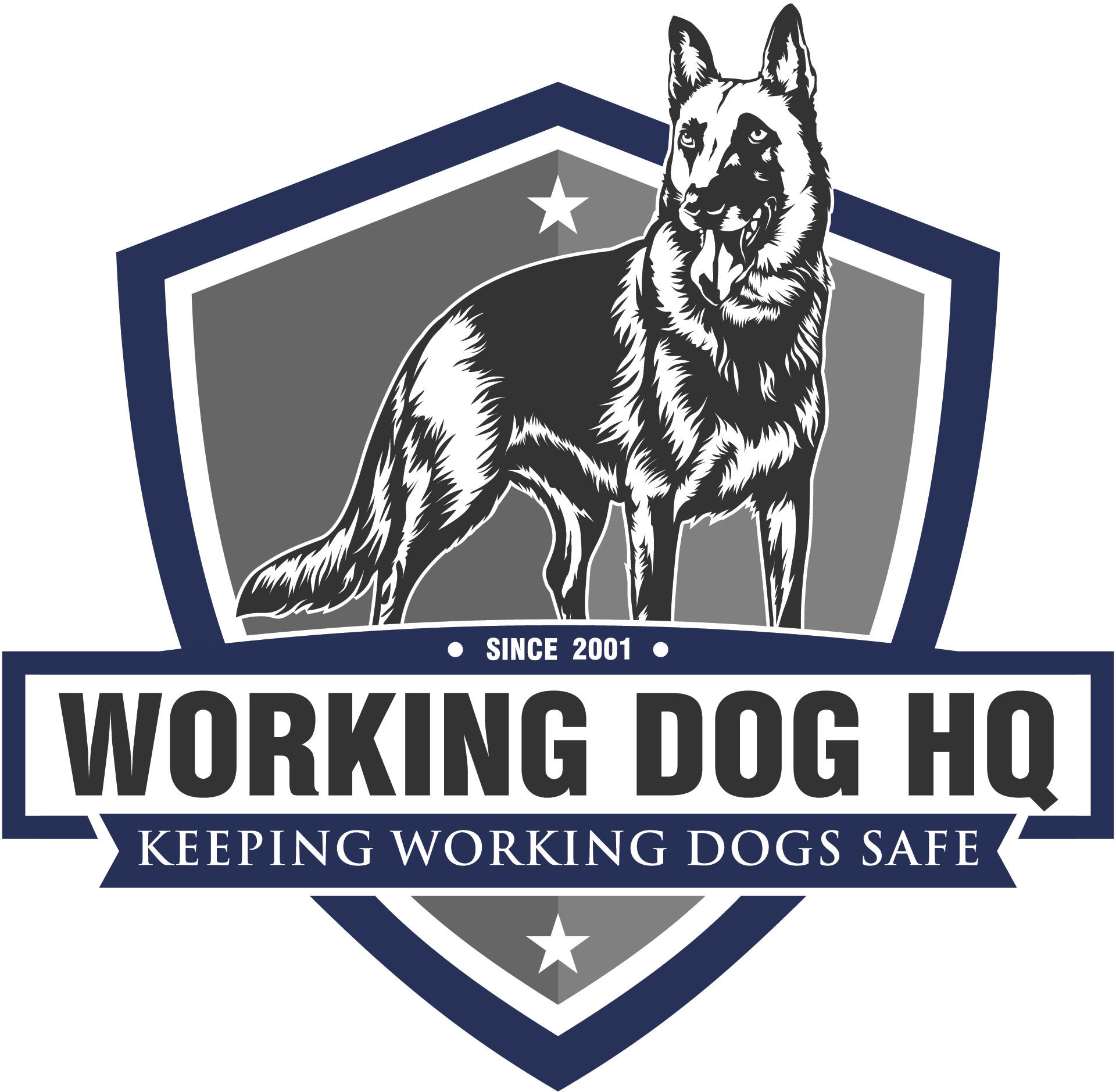 Working Dog Hq Dog K 9 Logo