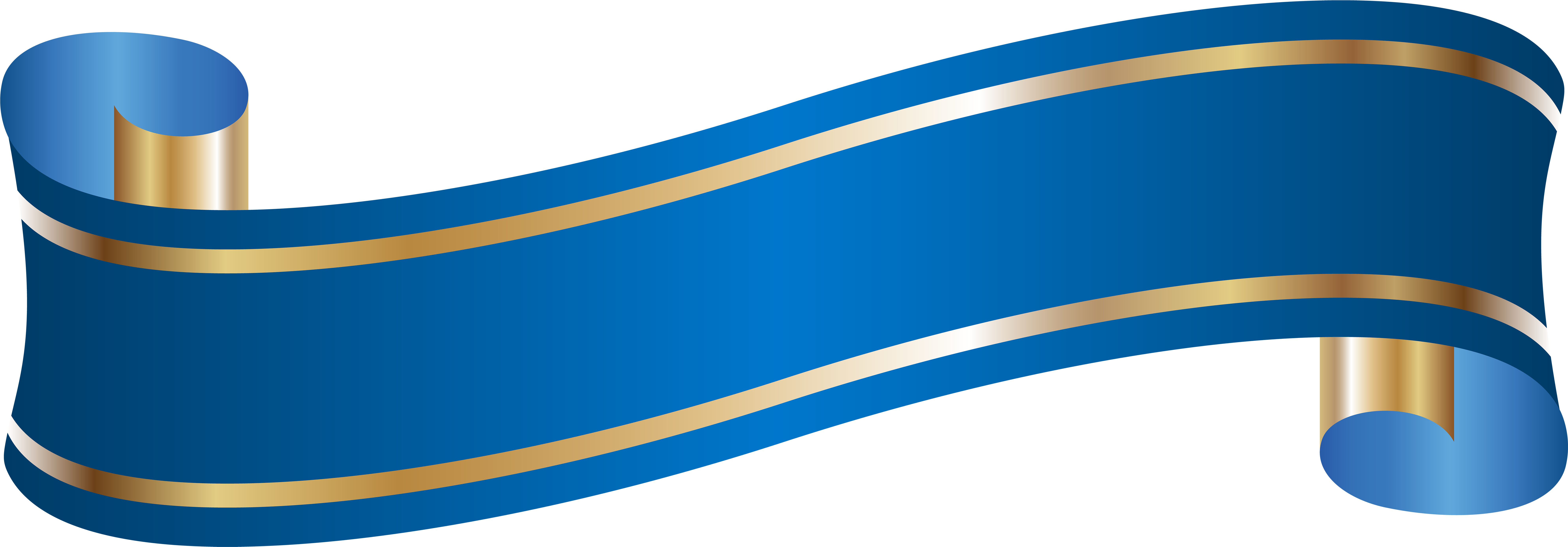Elegant Banner Blue Png Blue Ribbon Banner Png