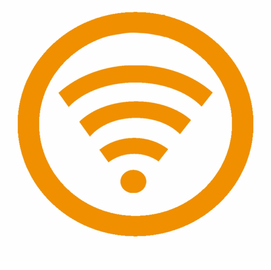 Wifi Icon Yellow Wifi Icon Png Orange