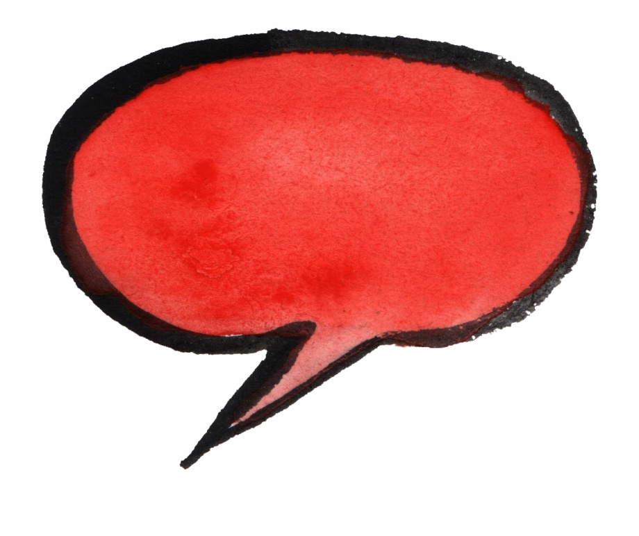Free Download Red Speech Bubble Png