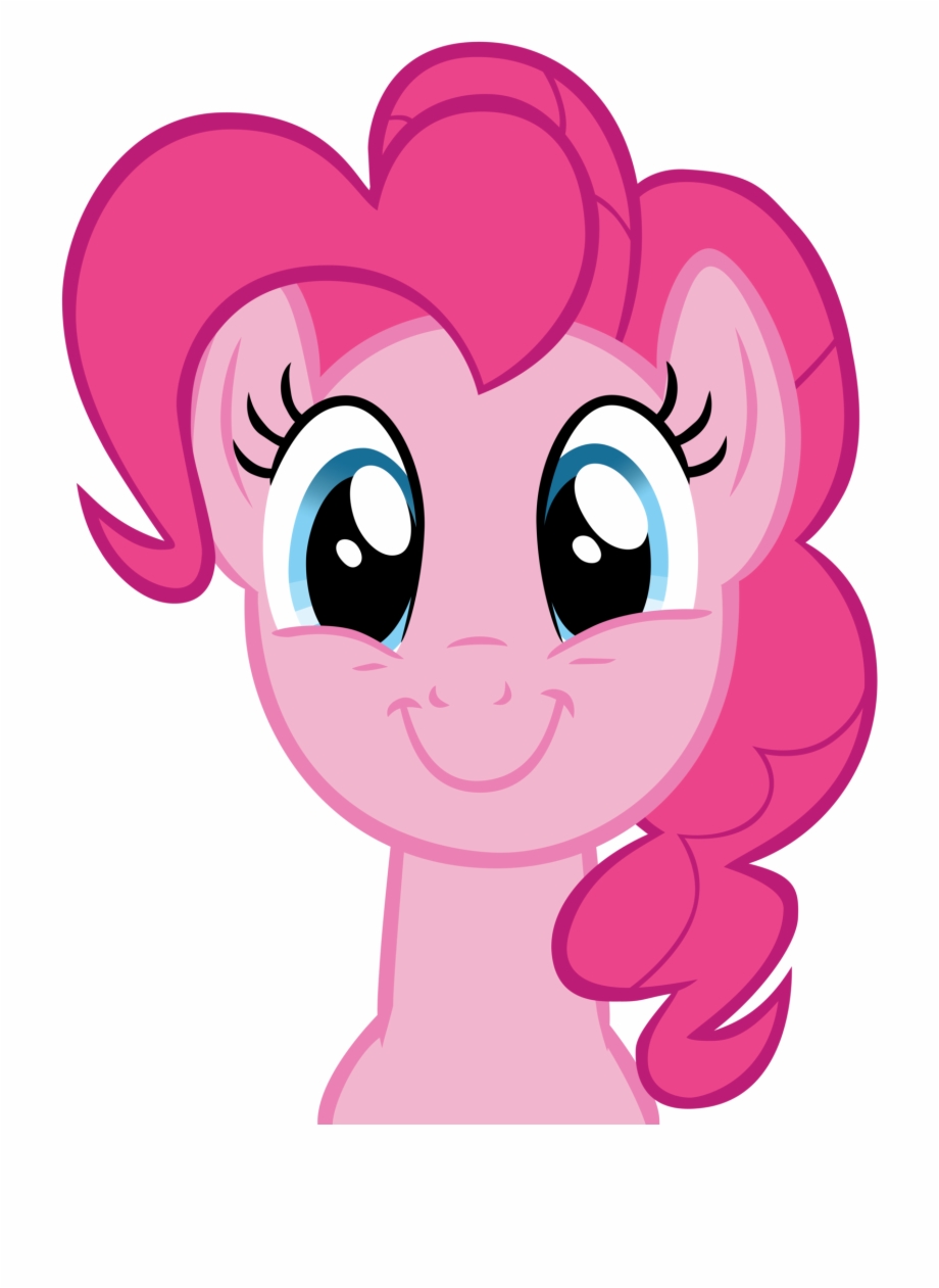 Pinkie Pie Happy Face Vector My Little Pony