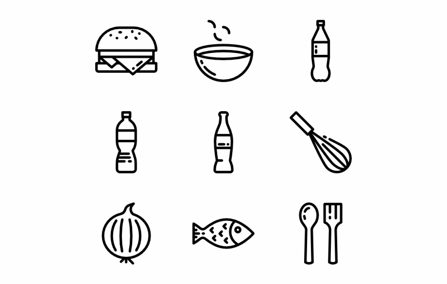 Food And Restaurant Food Line Icon Png