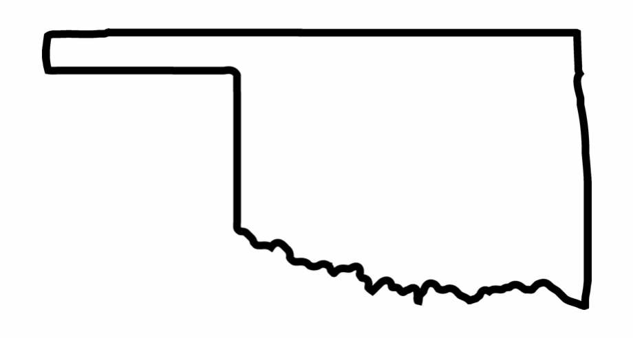 Oklahoma Outline Png Oklahoma State Outline Transparent