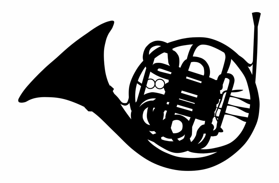 Graphic Transparent Library French Horn By Jason Mobley
